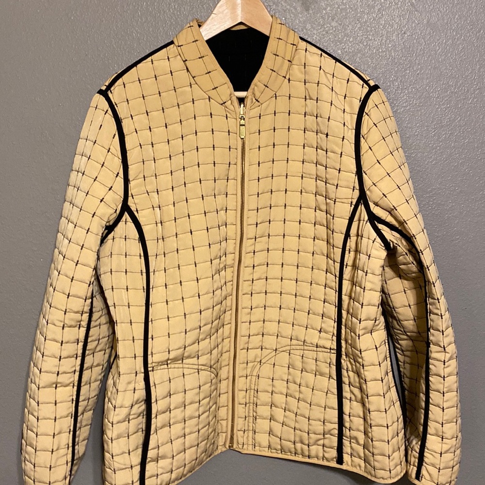 Susan Graver Brand Sizes XL Reversible Zippered Jacket